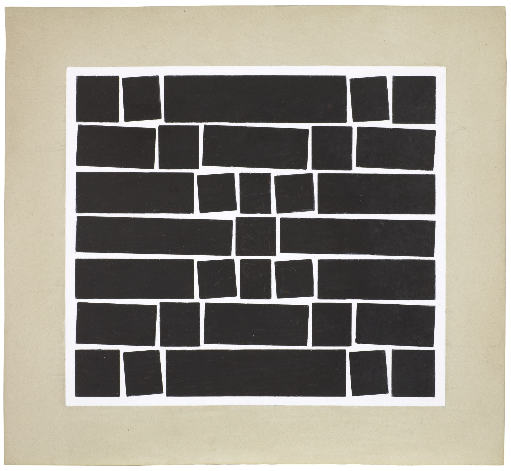 Hélio Oiticica Untitled, 1958 Gouache on cardboard 11.6 x 13 inches (30 x 33 cm)