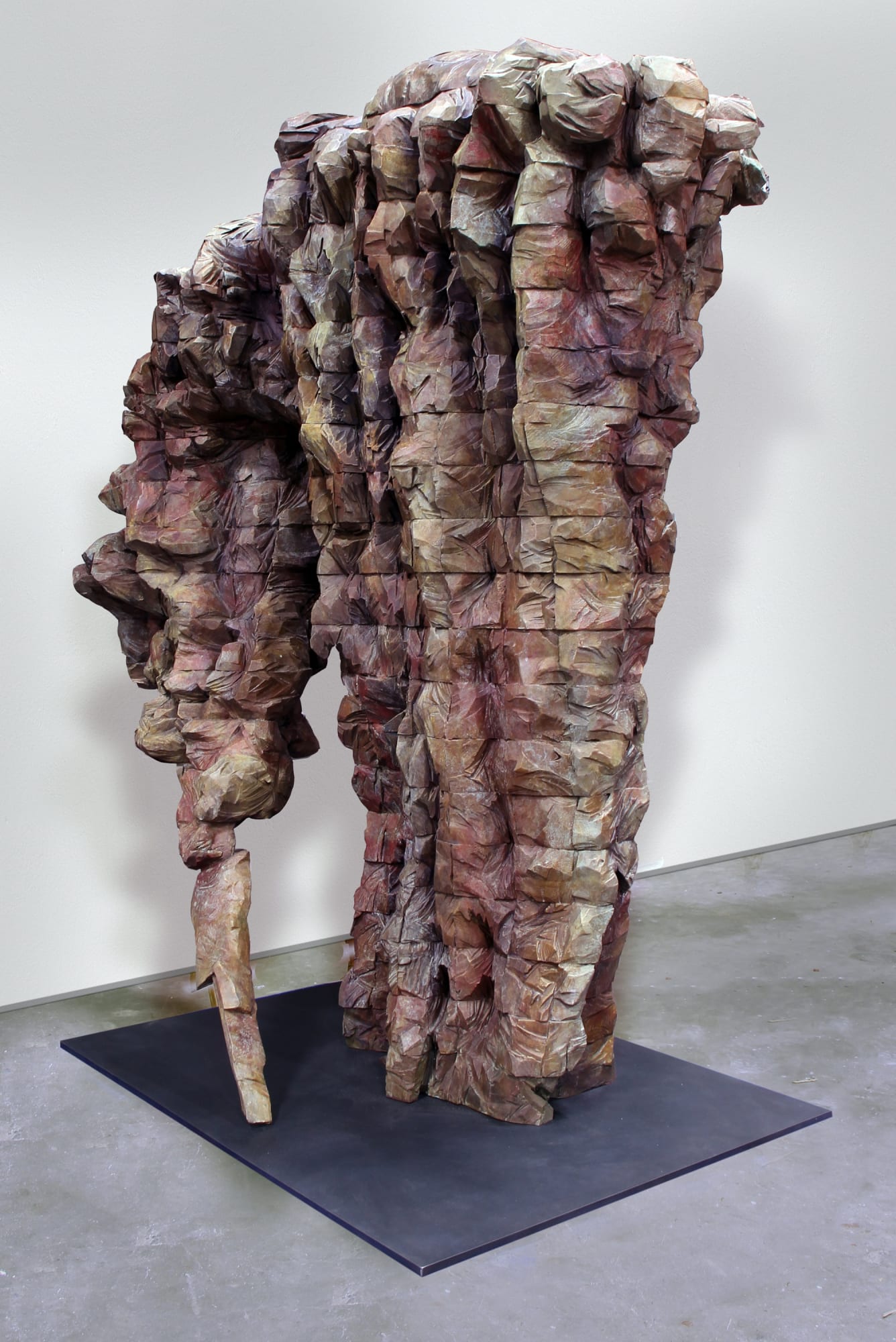 Ursula von Rydingsvard Malutka II, 2018 Bronze 70.4 x 53.2 x 37 inches (178.8 x 135.1 x 94 cm)