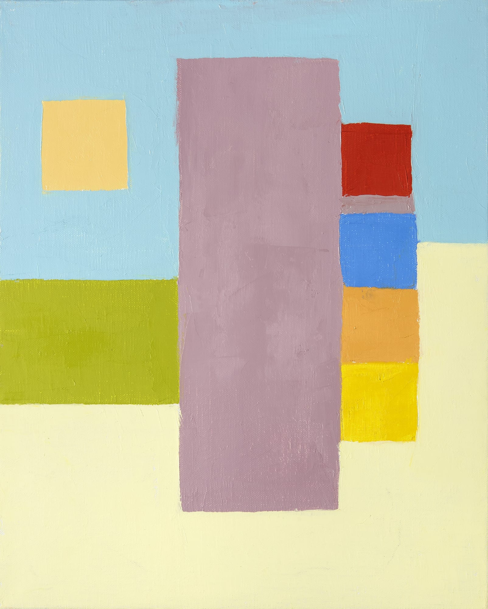 Etel Adnan Untitled, 2015 Oil on canvas 16.1 x 13 inches (41 x 33 cm)