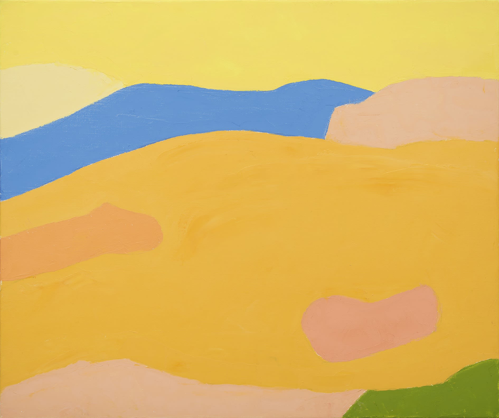 Etel Adnan Untitled, 2017 Oil on canvas 18.1 x 21.7 inches (46 x 55 cm)