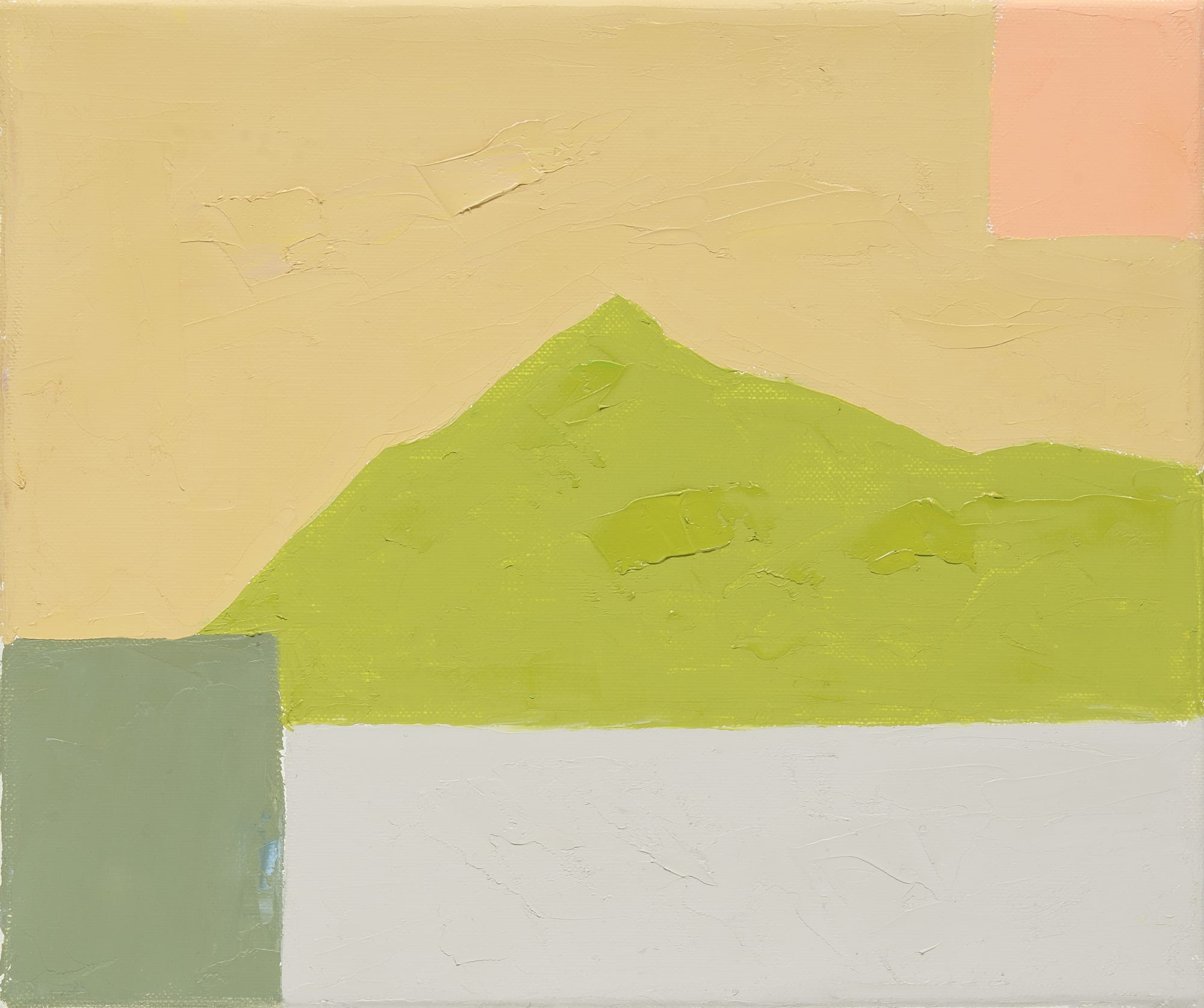Etel Adnan Untitled, 2014 Oil on canvas 9.6 x 11.4 inches (24.5 x 29 cm)