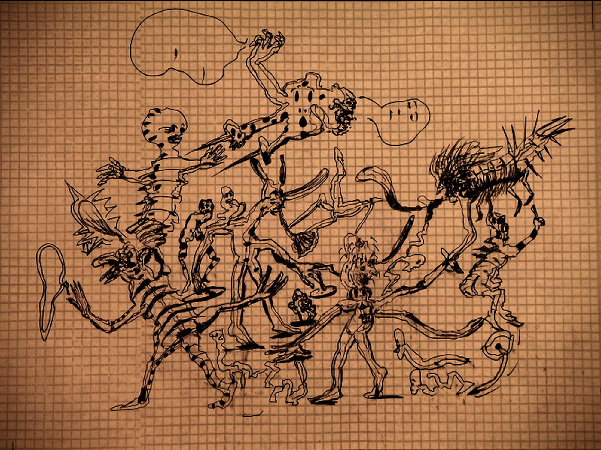 Nalini Malani Penelope, 2012 Single-channel stop-motion animation Running time: 1:06 minutes Edition of 10 + 2 APs