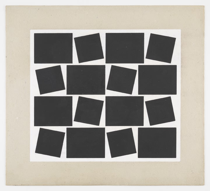 Hélio Oiticica Metaesquema 203, 1958 Gouache on cardboard 11.9 x 13.1 inches (30 x 33.3 cm)