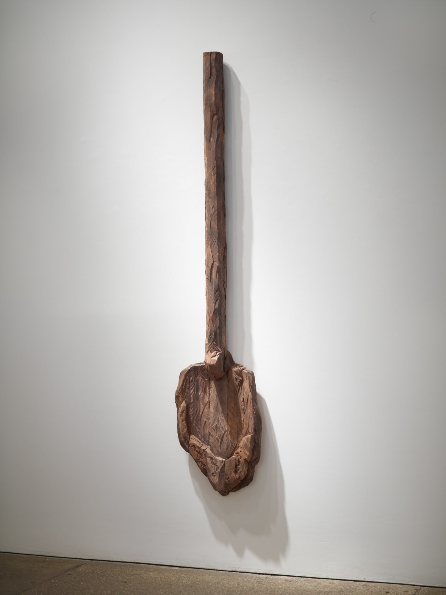 Ursula von Rydingsvard Mundi, 2012 Cedar, graphite 81.25 x 17 x 5 inches (206.4 x 43.2 x 12.7 cm)