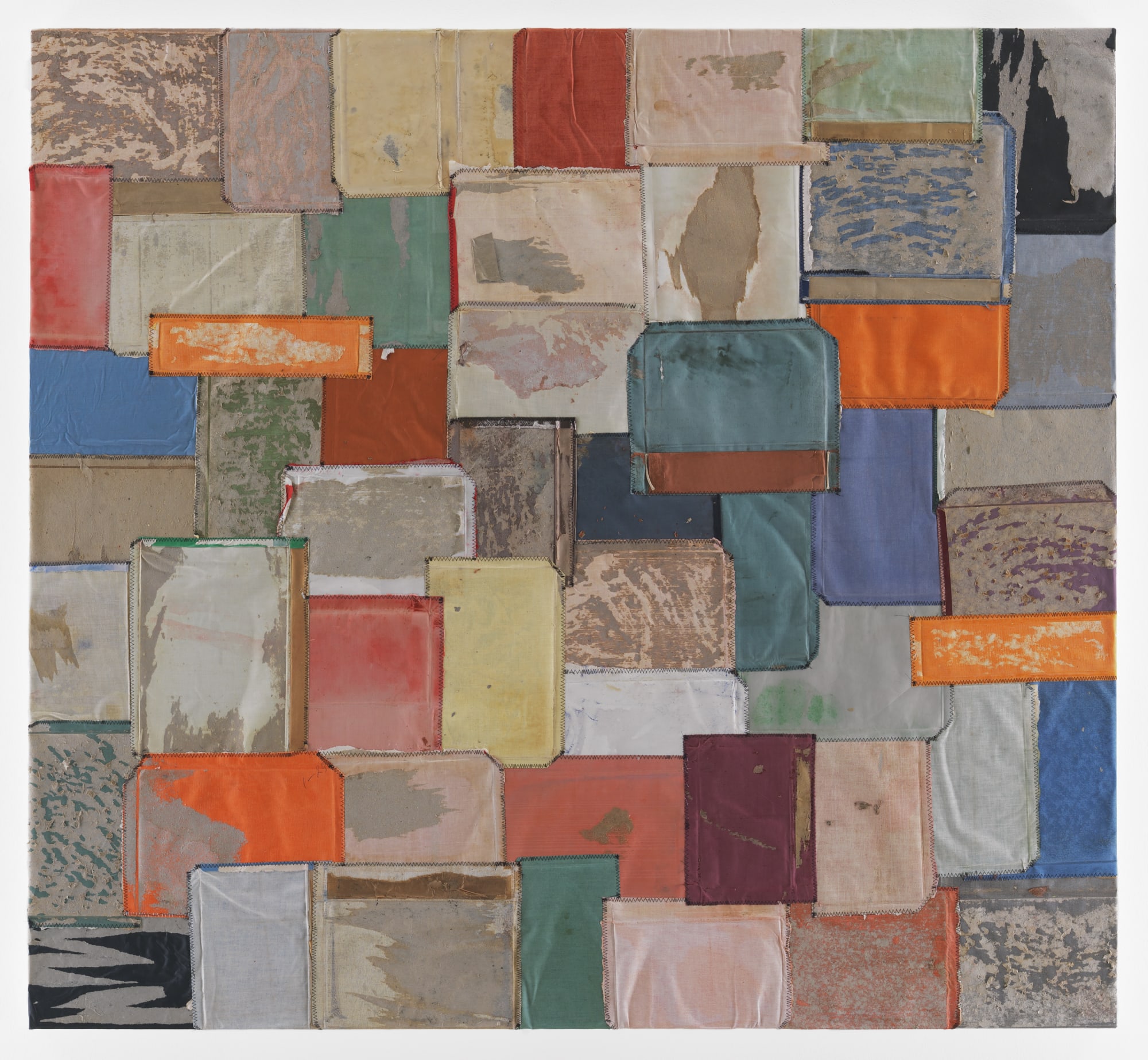 Samuel Levi Jones Foresight, 2017 Deconstructed medical books on canvas 55 x 60 inches (139.7 x 152.4 cm)