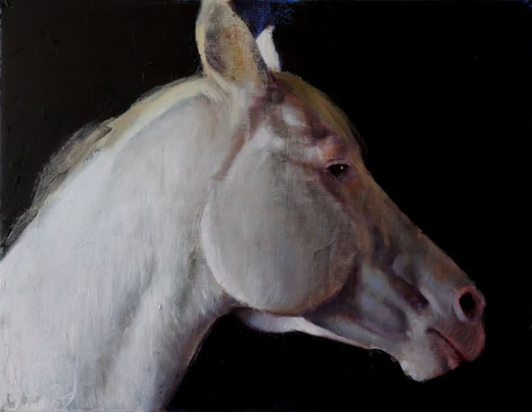 Nicolas Sanchez - Pivot - 2019 - olieverf op doek - 35,5 x 46 cm