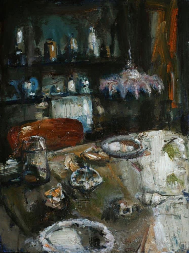 Douwe Elias - Keuken - 2018 - olie op doek - 80 x 60 cm