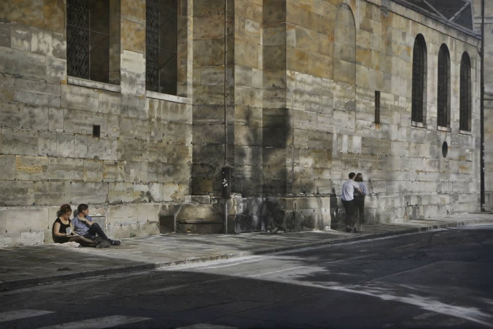 Dimitri Desiron - Summer Wall - 2018 - olie op doek - 60 x 90 cm