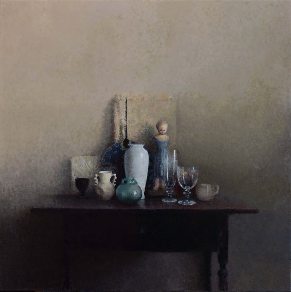 Pedro Escalona - Azulejo - 2018 - olieverf op doek - 73 x 46 cm