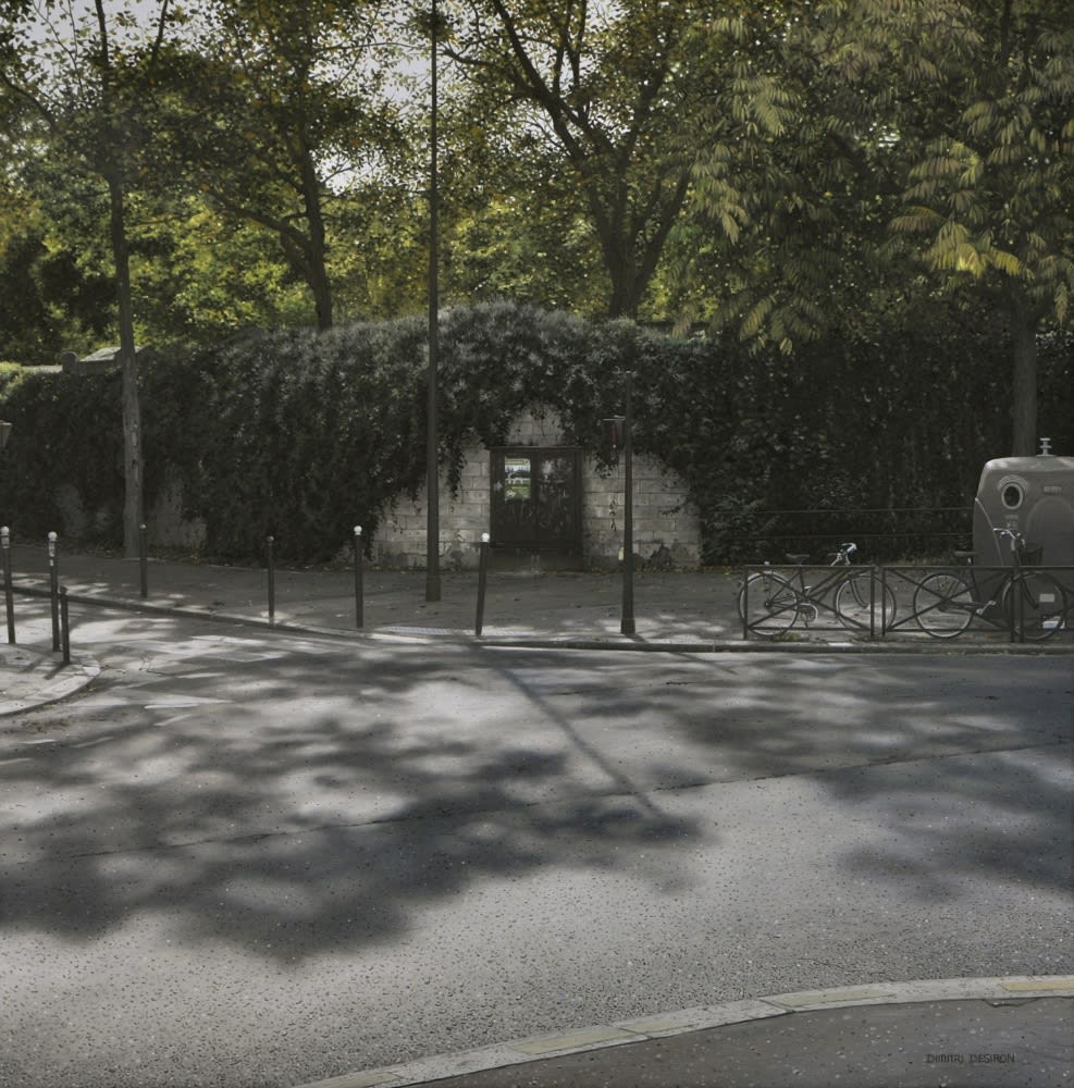 Dimitri Desiron - Corner - 2017 - olieverf op doek - 60 x 60 cm