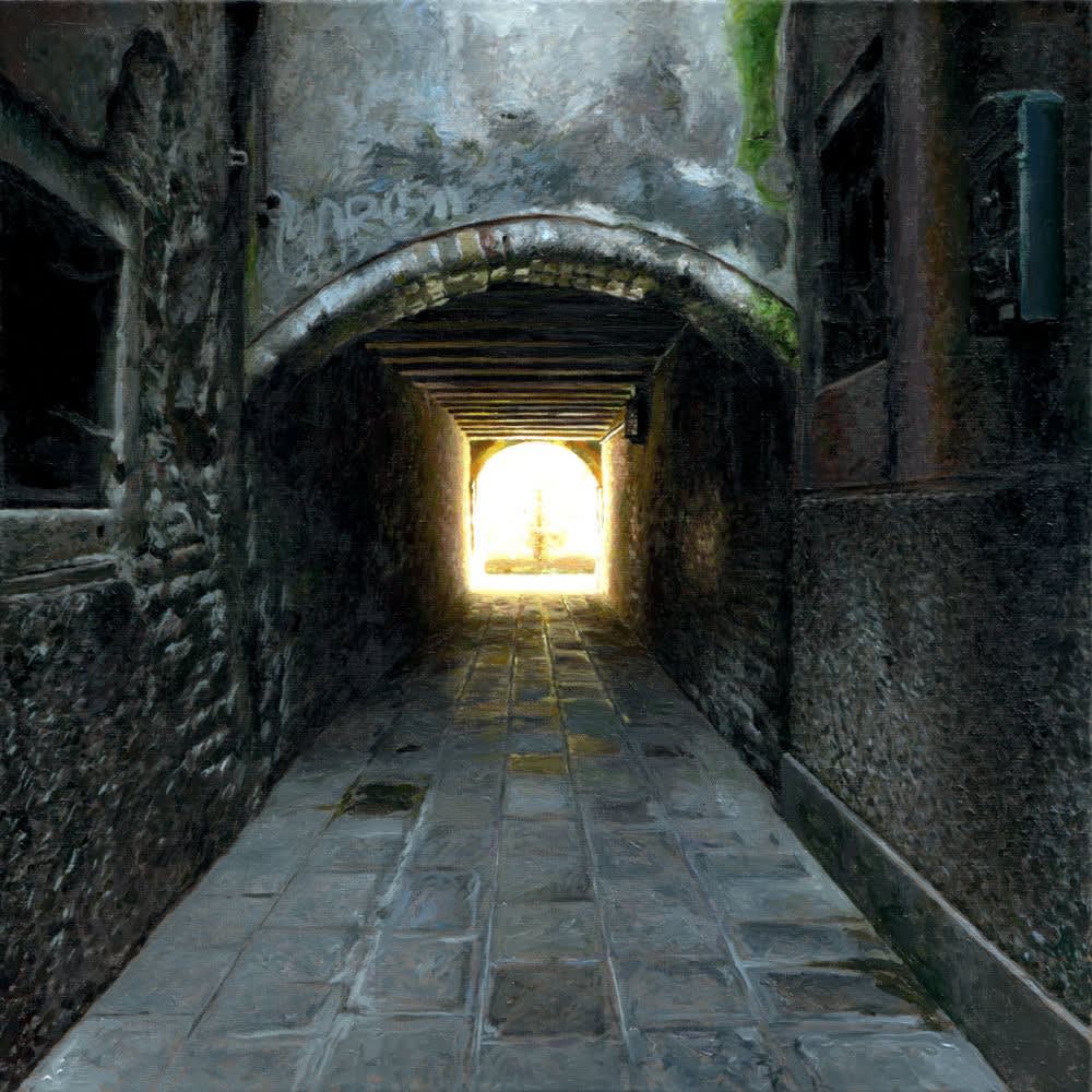 Jan Maris - Doorgang VIII - 2017 - olieverf op doek - 50 x 50 cm