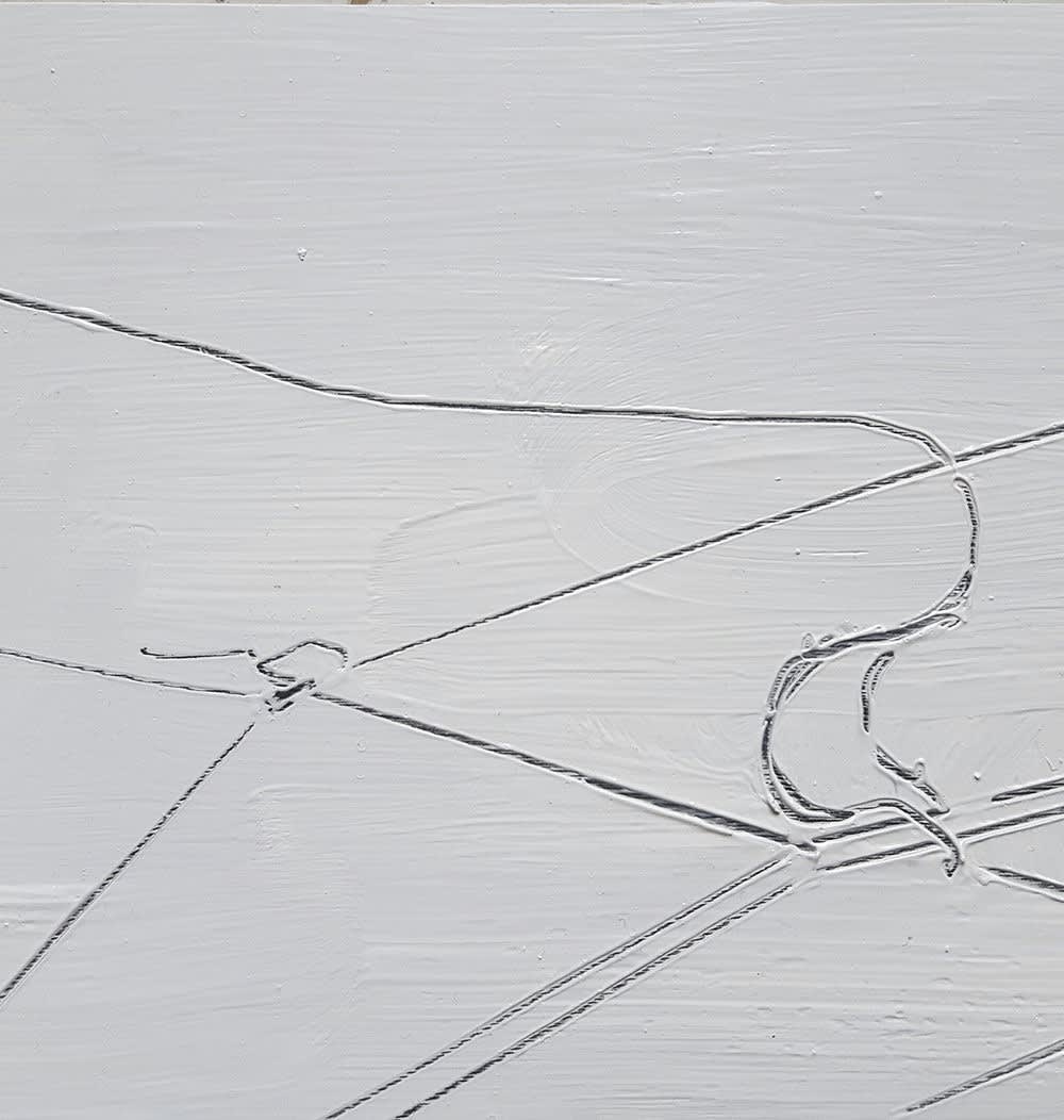 Koninginneweg 10 november II - 2016 - olieverf op papier - 15 x 21 cm