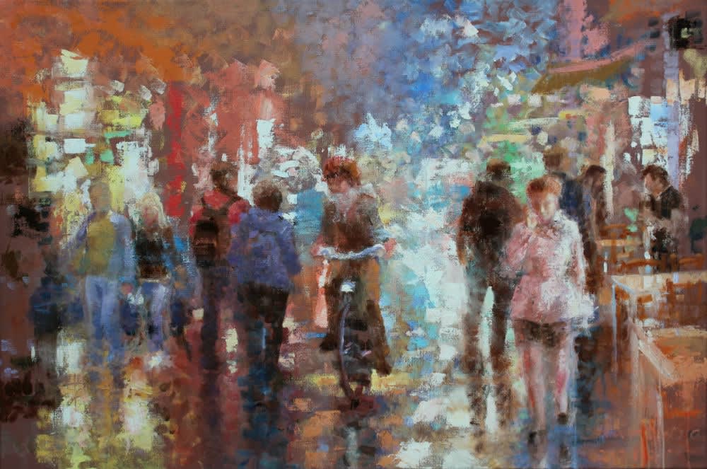 Peter Hartwig - Avond - 2016 - olieverf op linnen - 80 × 120 cm