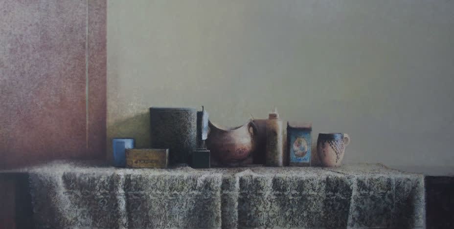 Pedro Escalona - Tela - 2016 - olieverf op doek - 49,5 × 94,5 cm