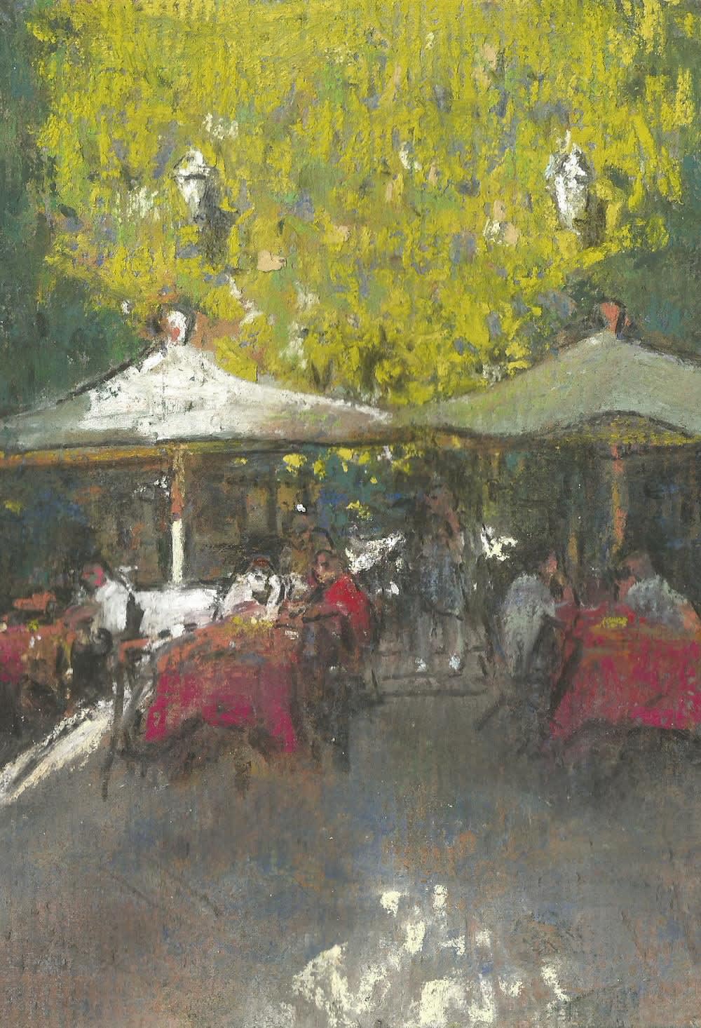 Onno Boerwinkel - Terazza a Roma - 2016 - pastel