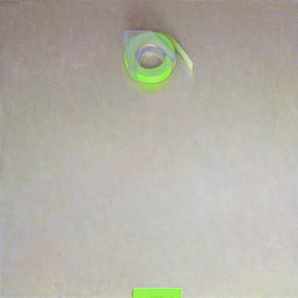 Stijn Rietman - Label Maker Tape - 2016 - olieverf op masoniet - 26 x 26 cm