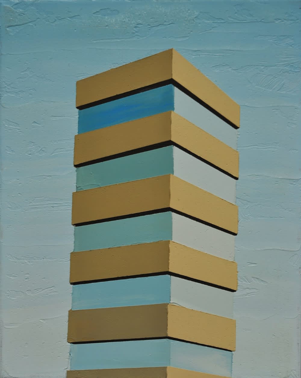 Hendrik Voerkel - Solitär - 2012 - Olie op doek - 30 x 24 cm