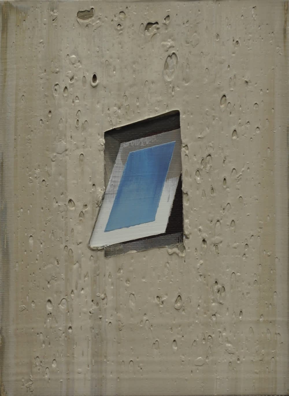 Hendrik Voerkel - Fenster II - 2016 - Olie op doek - 18 x 13 cm