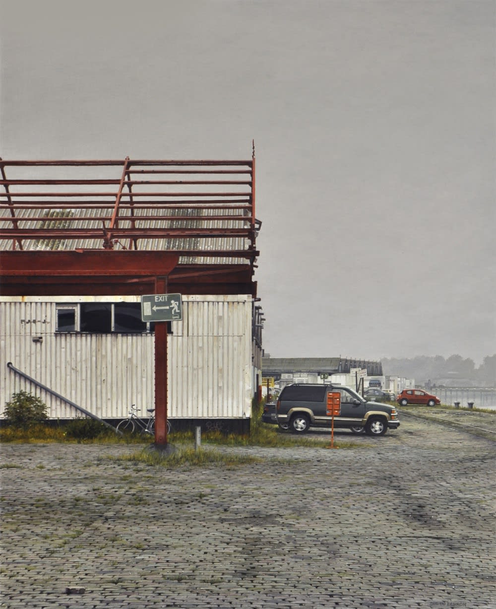 Dimitri Desiron - Waterfront - 2015 - olieverf op doek - 60 x 50 cm
