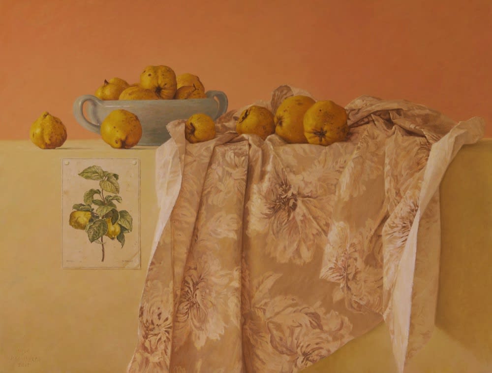 Nico Heilijgers - Kweeperen - 2015 - Olieverf op paneel - 61 x 80 cm