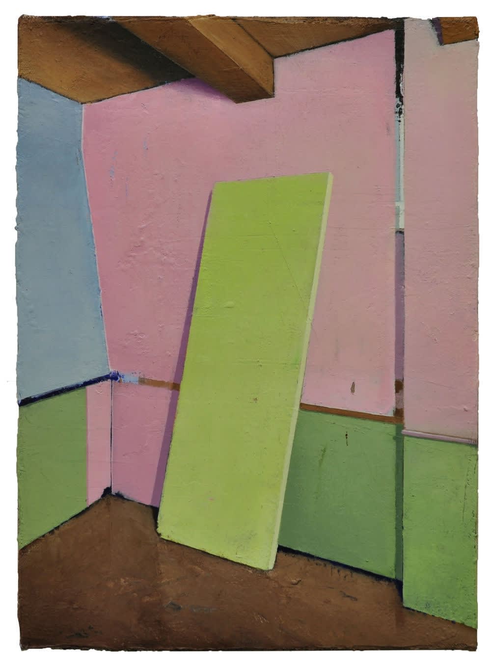 Carlos Sagrera - Before building a door - 2016 - Acrylic on canvas - 33 x 24 cm