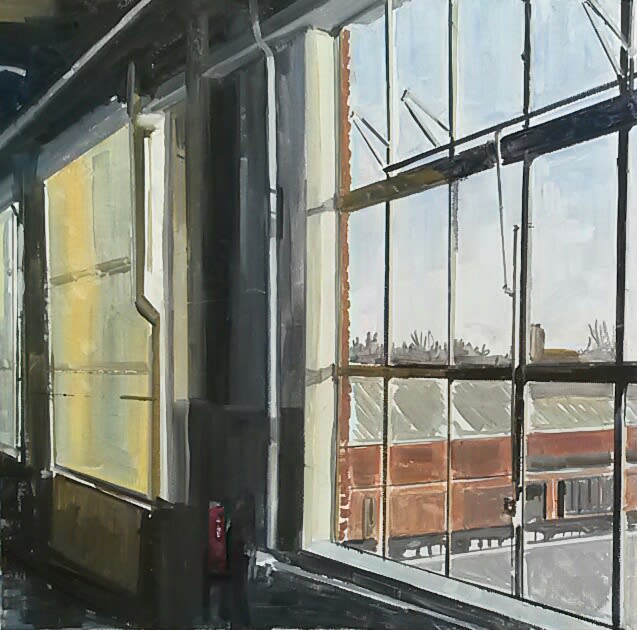 Harm Belt - Lichtinval - 2015 - olieverf op doek - 50 x 50 cm