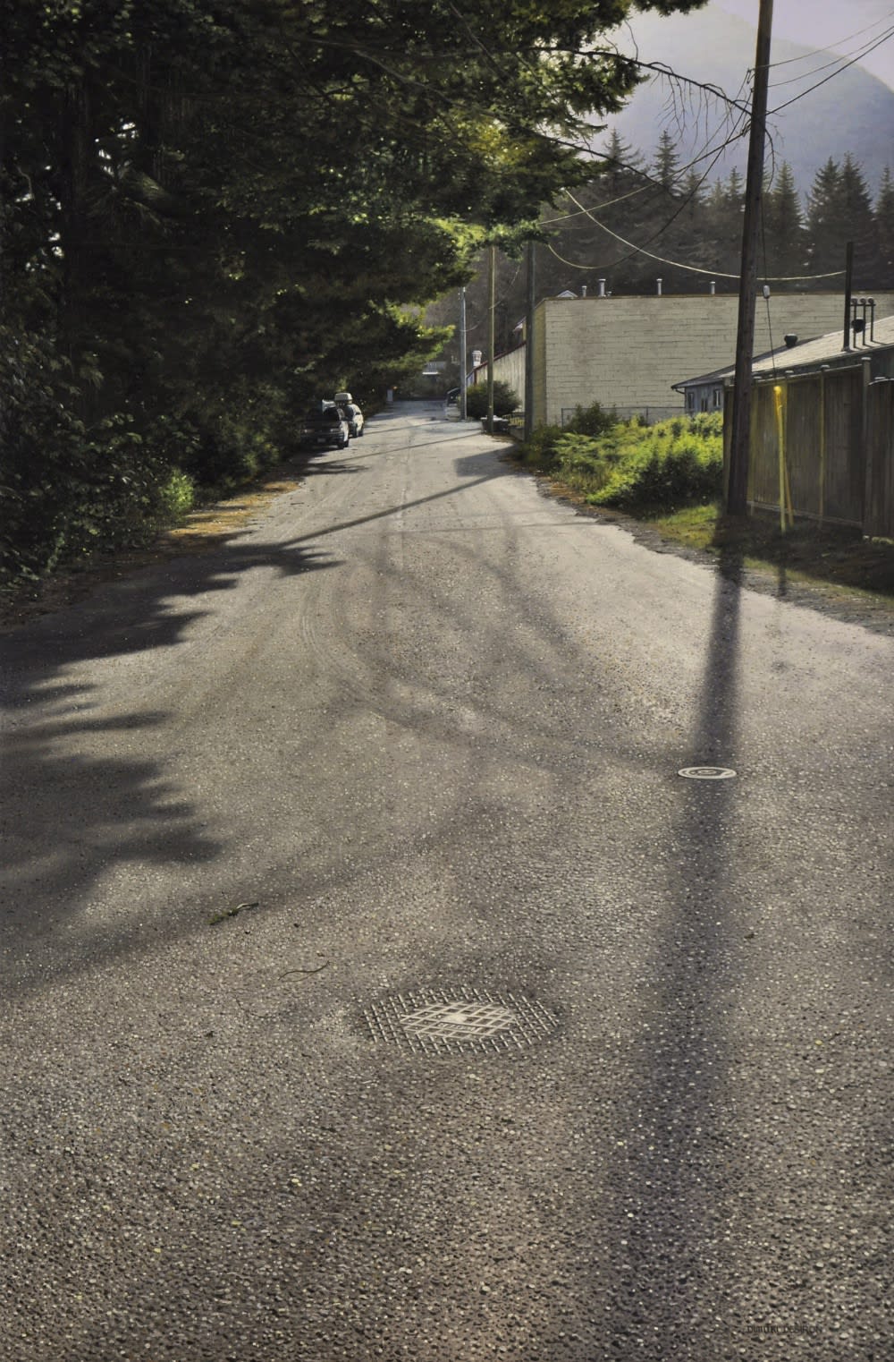 Dimitri Desiron - Valley Road - 2015 - olieverf op doek - 90 x 60 cm