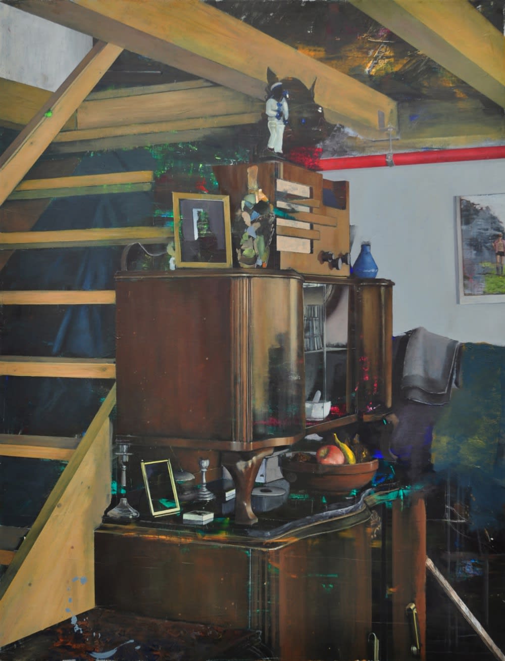 Carlos Sagrera - First cheap furniture - 2015 - acrylverf op doek - 130 x 100 cm