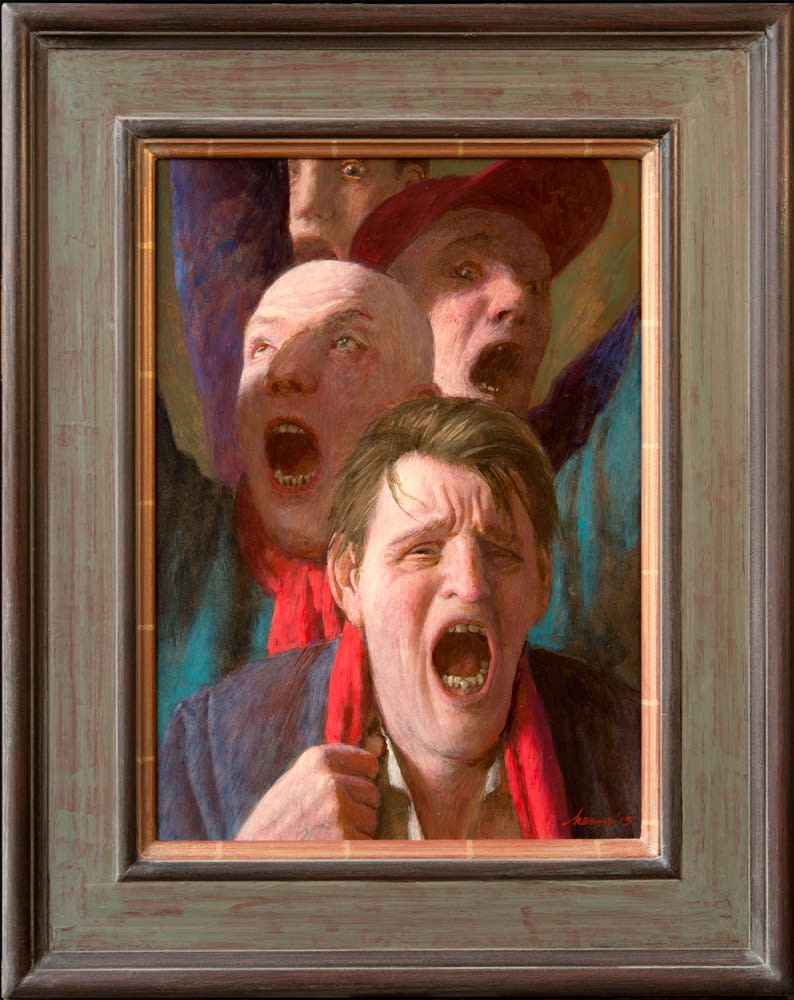 Kenne Gregoire - 2015 - clublied - 42x30cm - acryl op paneel