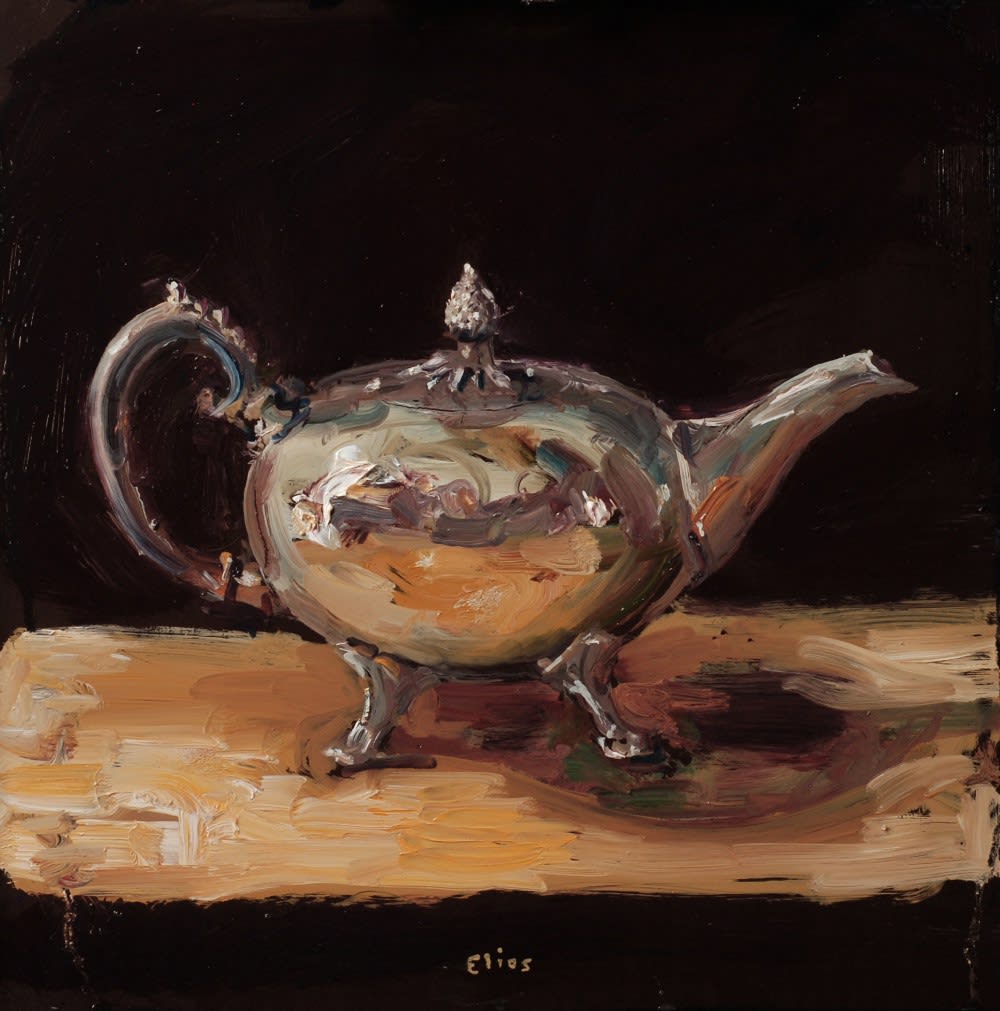 Bol potje - 2015 - olieverf op paneel - 40 x 40 cm