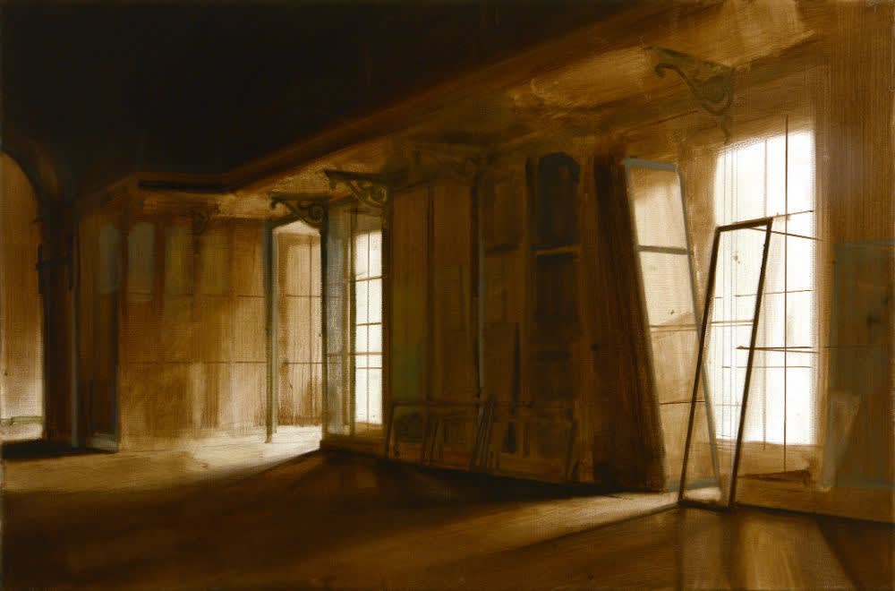 Mara van Laaren - Vitrine I - 2015 - Olieverf op doek - 60 x 90 cm