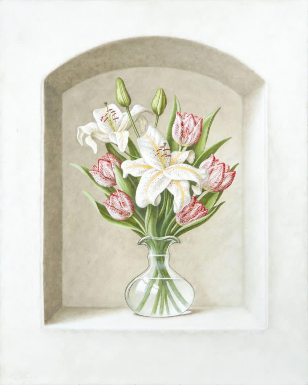 Zomerstilleven - 2015 - olieverf op paneel - 50 x 40 cm