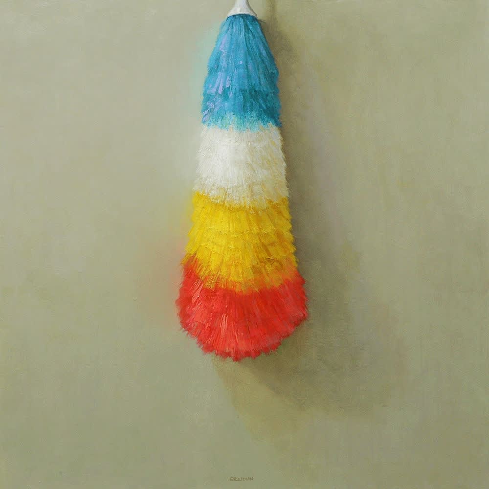 Stijn Rietman - De Plumeau - 2015 - olieverf op masoniet - 51.8 x 51.8 cm