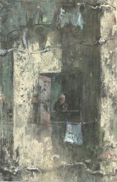 Onno Boerwinkel - Napoli - 2014 - pastel op papier - 28 x 21cm