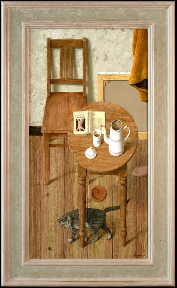 Kenne Grégoire - Serenade - 2013 - acrylverf op paneel - 77 x 40 cm