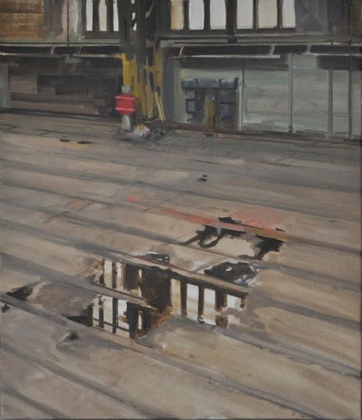 Harm Belt - Plas I - 2014 - olieverf op doek - 70 x 60 cm