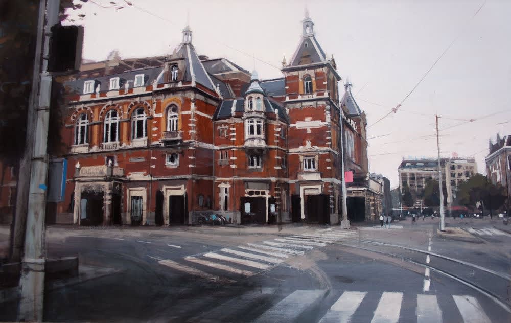 Daniel Parra Lozano - Stadsschouwburg Amsterdam - 2014 - olieverf op paneel