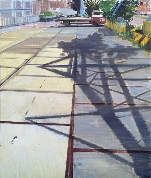 Pauline van Buringen - Pick-up - 2014 - olieverf op doek - 50 x 60 cm