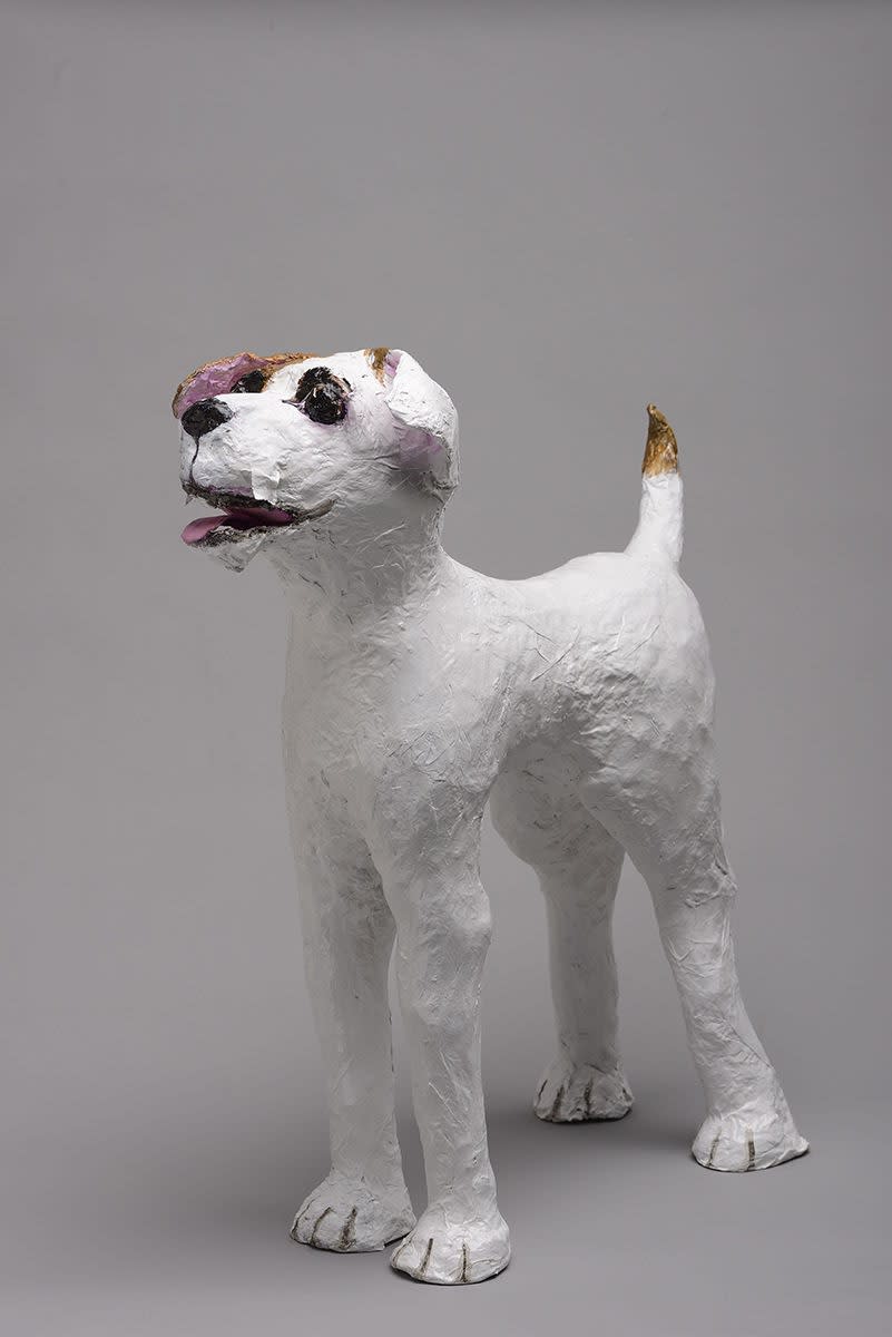 Diana Friedmann - Larry - 2014 - acrylverf en lak op papier-maché - 59 cm hoog