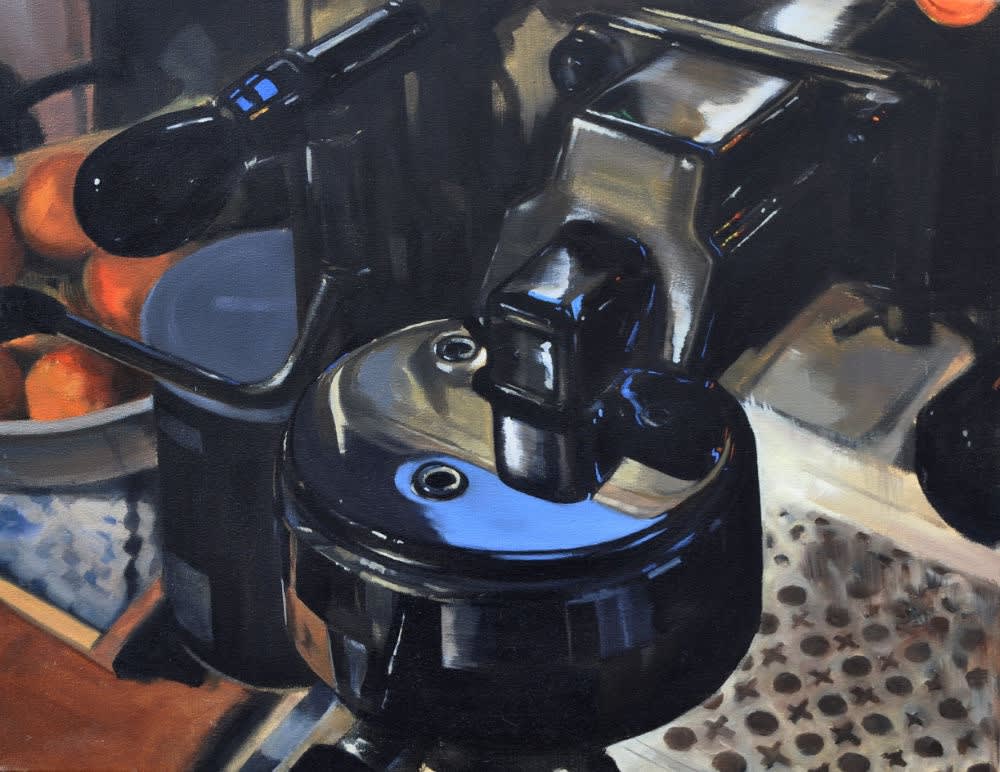 Tim van ’t Hof - Espresso - 2014 - olieverf op doek - 40 x 50 cm