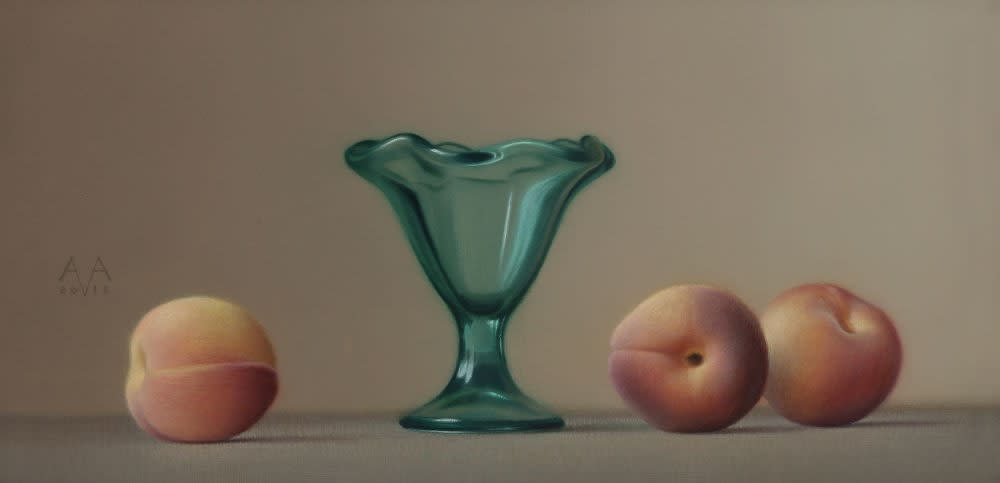 Arnout van Albada, Perziken en groen glas, 2013