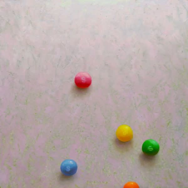 Stijn Rietman - Vijf smaken - 2019 - olieverf op paneel - 14.2 x 14.2 cm