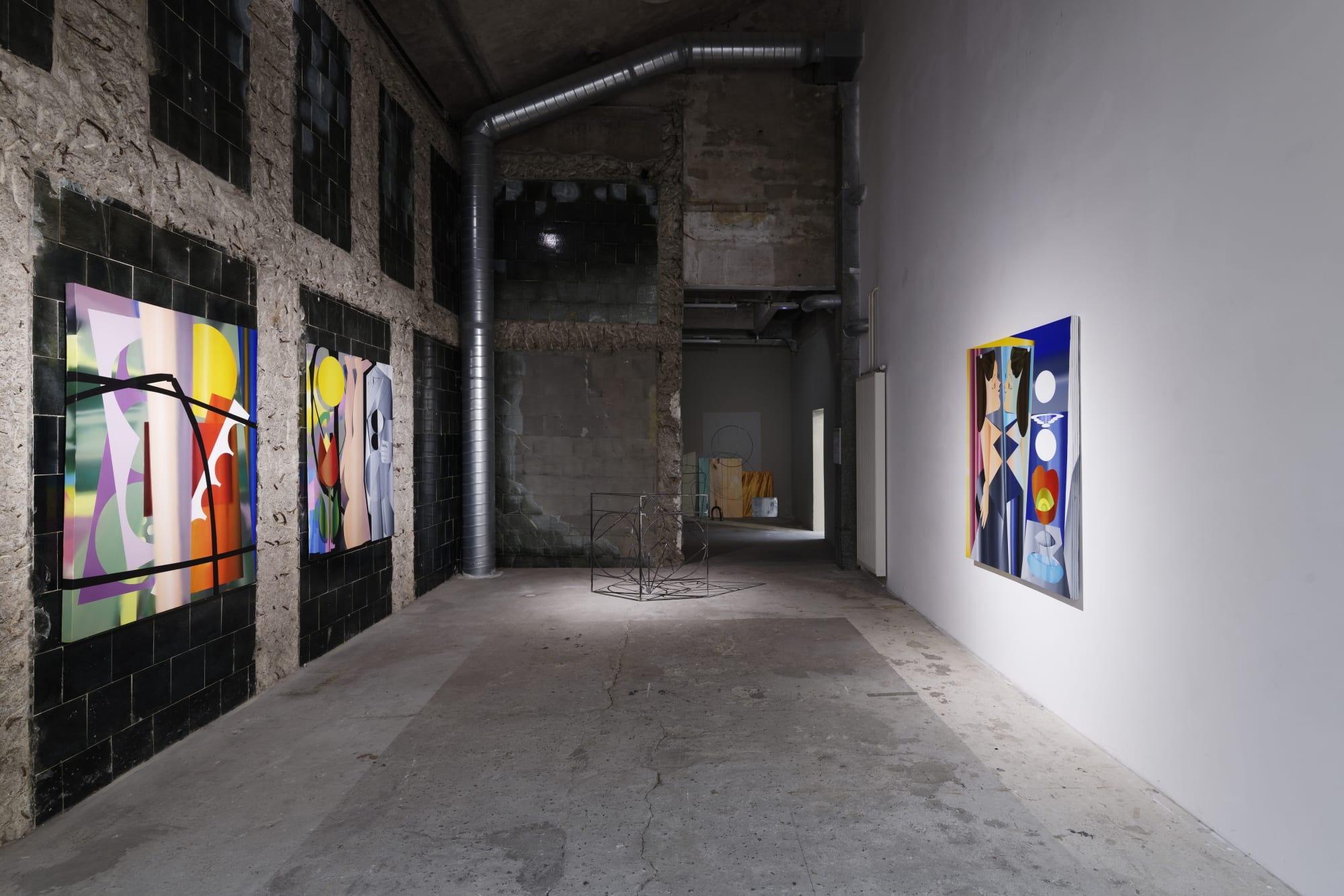 Hoda Kashiha, I'm Here, I'm not Here, 2022, Exhibition view - Passerelle Centre d'art contemporain, Brest © photo : Aurélien Mole