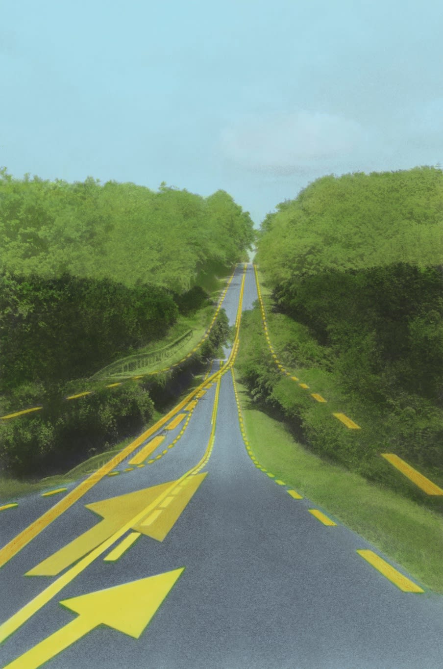 Your Heart knows the Way, 2019 Hand colored gelatin silverprint 56,5 x 43,5 x 3,5 cm Variation of 10