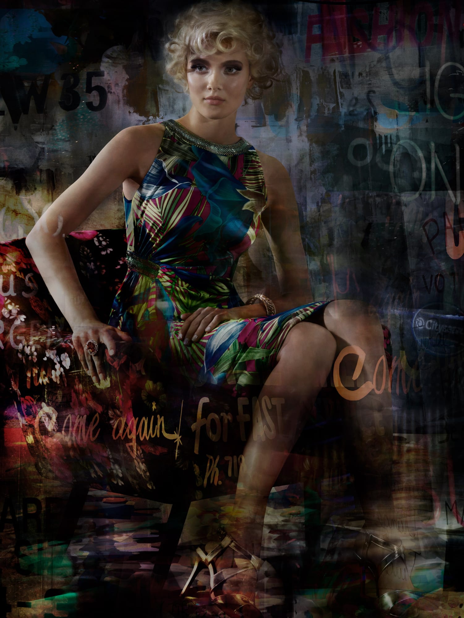 Portrait_of_Joyce (Modern Royals), 2021 Pigment print back-mounted on Dibond and framed with non reflect glass (non treated UV) 175 x 132 cm Edition of 6 + 2 AP