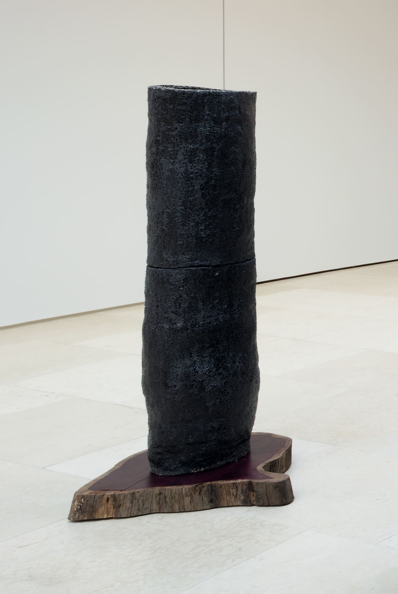 guulany bimbayi, 2022 Ceramic, purpleheart wood 145 x 81 x 61 cm (57 3/32 x 31 7/8 x 24 1/32 in)