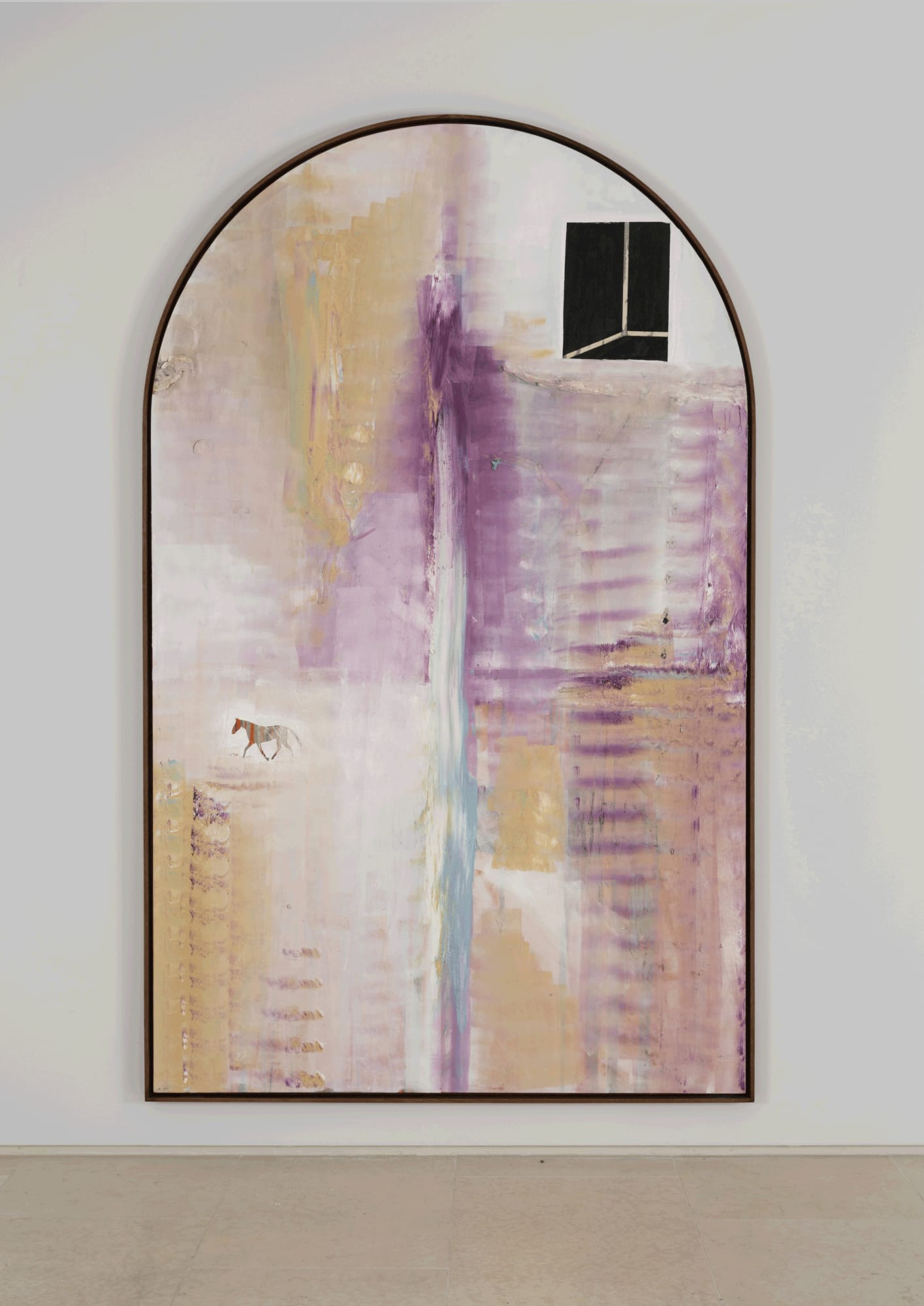 Benoît Maire, Peinture de nuages, 2022