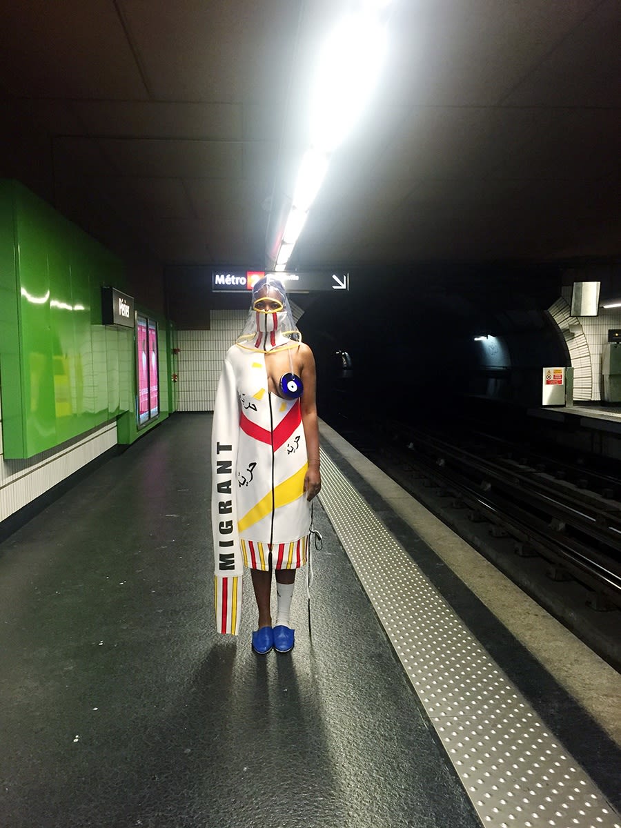 SAMIA ZIADI, Metro Illegal, 2017