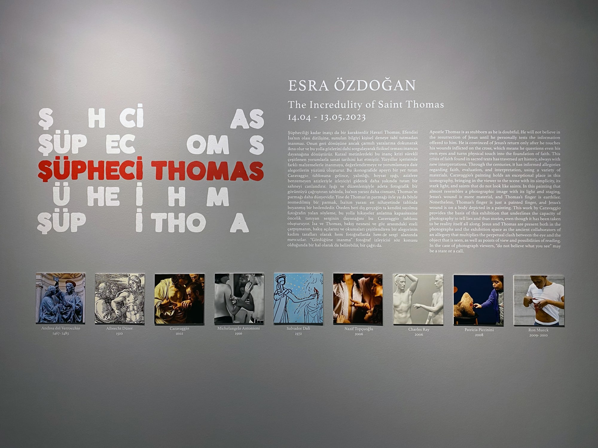 THE INCREDULITY OF SAINT THOMAS