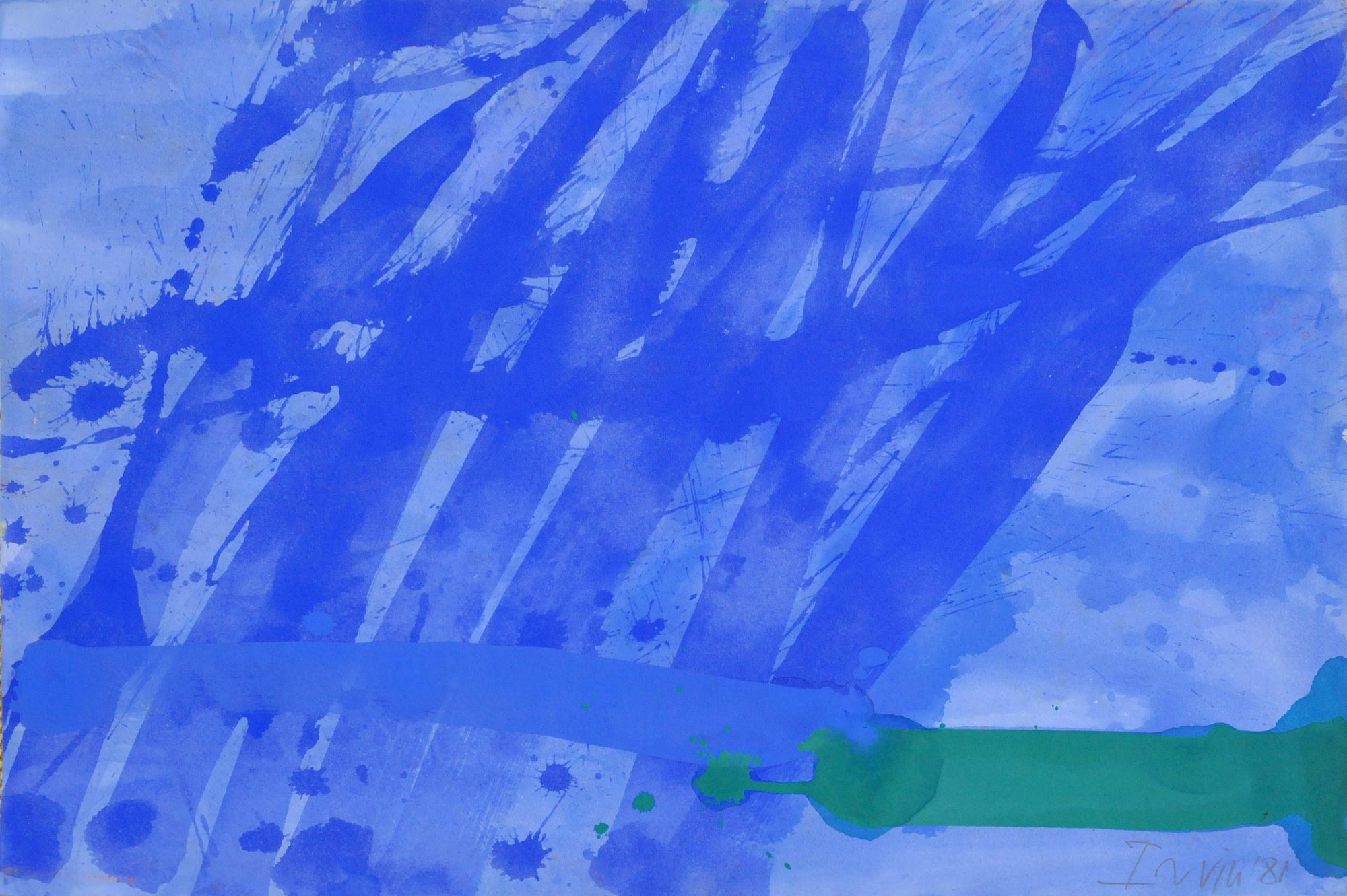 Albert Irvin 亞伯特·厄文: Untitled Opus w.24, 1980